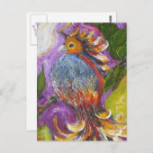 Partridge in einer Pear Tree Postkarte (Vorne/Hinten)