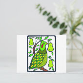 Partridge in Pear Tree Postkarte (Stehend Vorderseite)