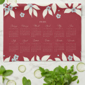 Partridge Pear Tree 2026 Calendar - Cream Geschirrtuch (Gefaltet)