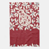 Partridge Pear Tree 2026 Calendar - Cream Geschirrtuch (Vertikal)