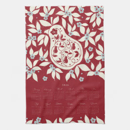 Partridge Pear Tree 2026 Calendar - Cream Geschirrtuch