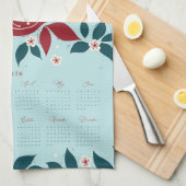 Partridge Pear Tree 2026 Calendar - Evergreen Geschirrtuch (Viertel Falte)