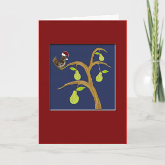 Partridge+PearTree5x7 Feiertagskarte