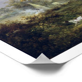 Partridge Shooting (Öl auf Leinwand) Poster (Ecke)