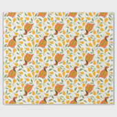 Partridge und Birnen nahtlos Weihnachtsfeier Geschenkpapier (Flach)