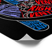 Parts Of Heart Anatomical Heart Gift For Cardiolog Poster (Ecke)