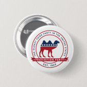 Party 1869-Logo für das Verbot Button (Vorne & Hinten)