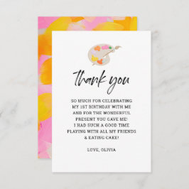 Party 1. Geburtstag Party Vielen Dank Dankeskarte