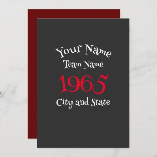 Party 2000 2001 2002 2003 2004 2005 2006 2007 2008 einladung (Vorne/Hinten)