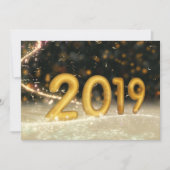 Party 2019 Sylvesterabends Einladung (Vorderseite)