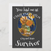 Party 2024 Dance Mixer Gartensitzgarten Einladung (Vorderseite)