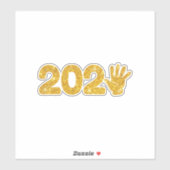 Party 2025 - Neues Jahr 2025 Aufkleber (Blatt)