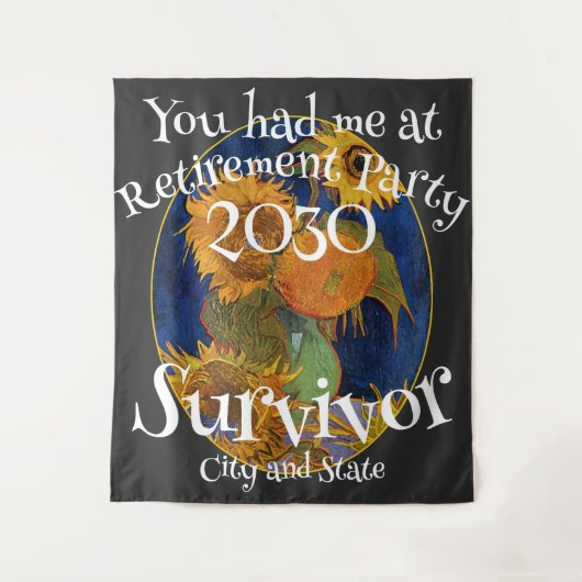 Party 2030 2031 2032 2034 2035 2036 wandteppich (Vorderseite)