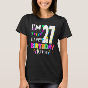 Party 27 Jahre Altes Glück 27. Geburtstag zu mir O T-Shirt
