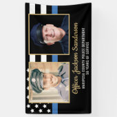 Party 2 Foto für Polizeibeamte Banner (Vertikal)