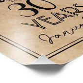 Party 30. Geburtstag Fotodruck (Ecke)