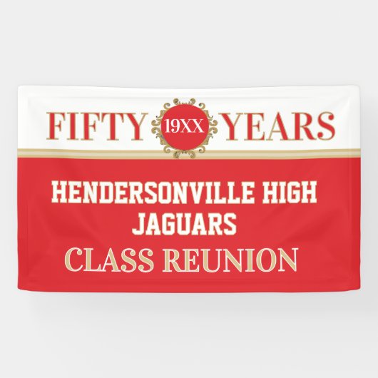 Party! 50. Jubiläumsbanner Banner (Horizontal)