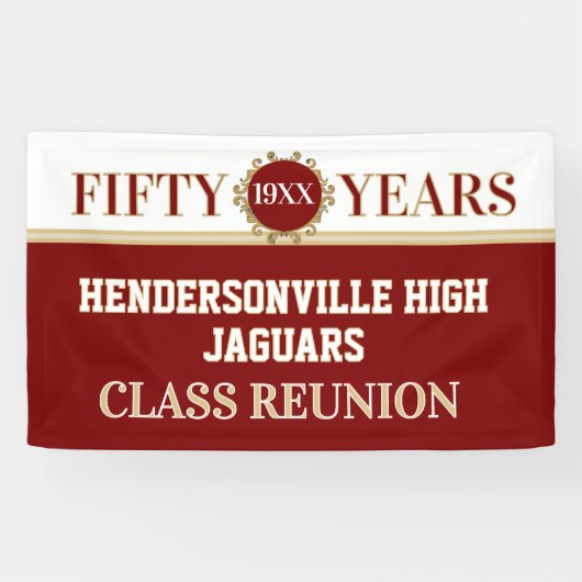 Party! 50. Jubiläumsbanner Banner (Horizontal)