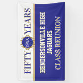 Party! 50. Klassentreffen-Banner Banner (Vertikal)