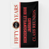 Party! 50. Klassentreffen-Banner Banner (Vertikal)
