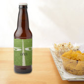 Party 50 Yard Line Grass Field Football verfolgen Bierflaschenetikett