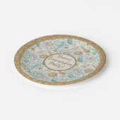 Party, 7" Rundpapier Pappteller (Schrägansicht)