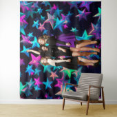 Party 90s Shot Starry Backdrop Wandteppich (Beispiel)