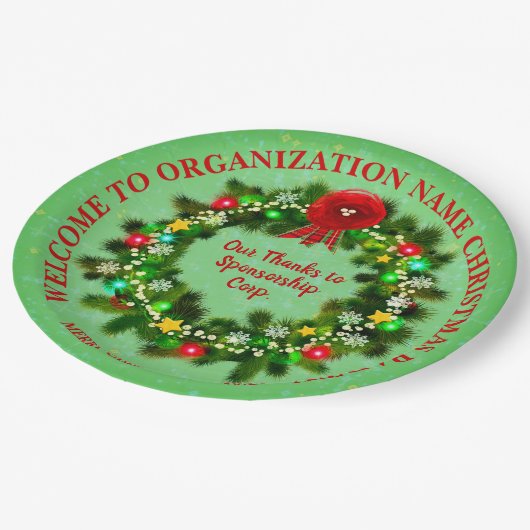 Party 9" pappteller (Schrägansicht)