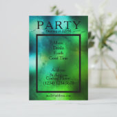 Party-Abend cooler Clubstil Einladung (Stehend Vorderseite)