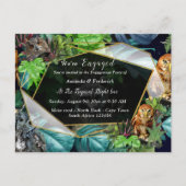 Party-Abendfest zum Thema Einladungspostkarte (Vorderseite)