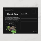 Party-Abendfest zum Thema Postkarte (Rückseite)