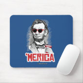 Party Abraham Lincoln 'Merican Mousepad (Mit Mouse)
