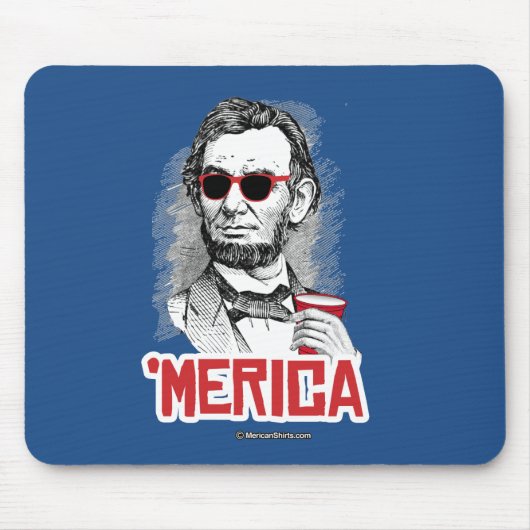 Party Abraham Lincoln 'Merican Mousepad (Vorne)