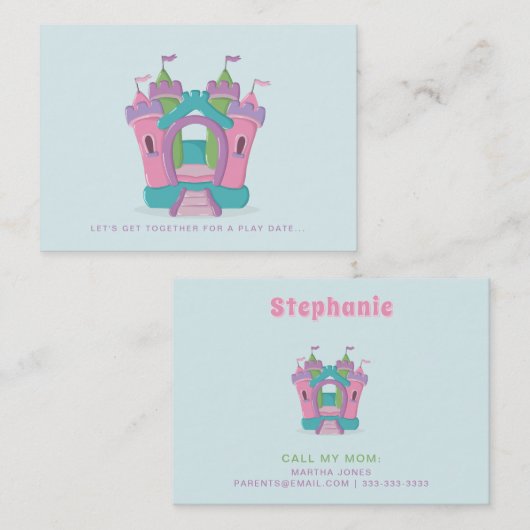 Party-Abspieldatum abbrechen Telefonnummerkarte (Vorne/Hinten)