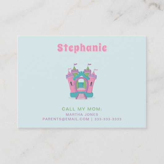 Party-Abspieldatum abbrechen Telefonnummerkarte (Rückseite)