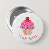 Party-Abstimmung über Cupcake Button (Vorne & Hinten)