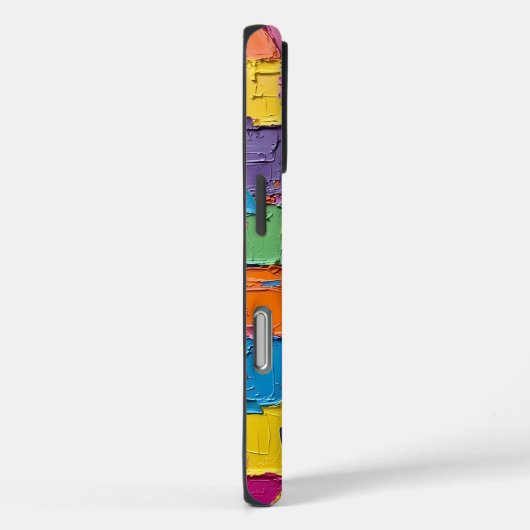 Party: Abstrakter Impasto Case-Mate iPhone Hülle (Rückseite / Rechts)