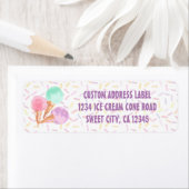 Party-Adressetiketten für Eiscreme (Insitu)