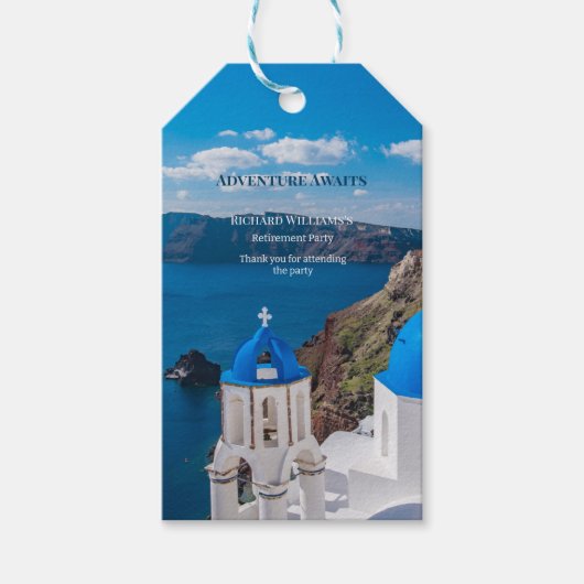 Party Adventure Awaits Griechenland Medit Geschenkanhänger (Vorderseite)