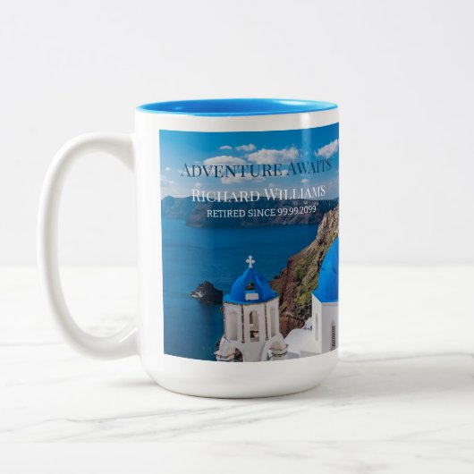 Party Adventure Awaits Griechenland Medit Zweifarbige Tasse (Links)