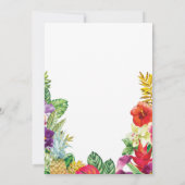 Party Aloha tropisches Luau Tiki des Bonbon-16 Einladung (Rückseite)