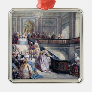 Party am Chateaude Versailles Silbernes Ornament