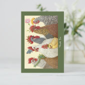 Party am Coop danke Ihnen Flachkarten (Stehend Vorderseite)