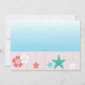 Party am Pool Einladung bereit (Rückseite)