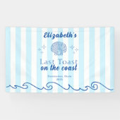 Party am Strand von Bachelorette Banner (Horizontal)