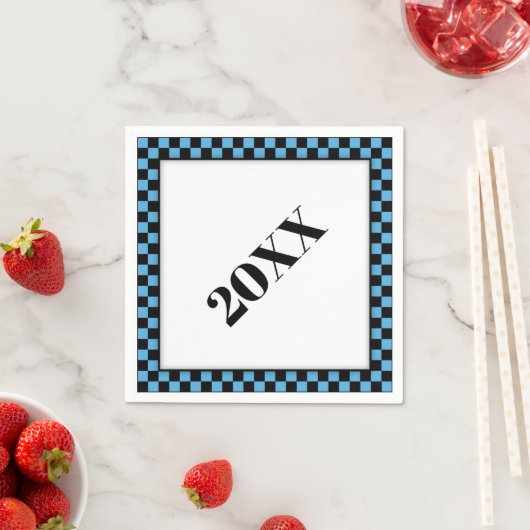 Party an! Blau2 Serviette (Beispiel)