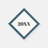 Party an! Blau2 Serviette (Ecke)