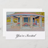Party an der Park-Einladung Einladung (Vorne/Hinten)