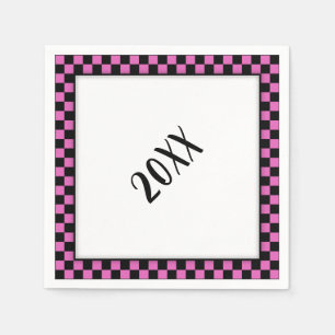 Party an! Pink Serviette