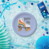 Party an! Roller-Skate-Party-Platte Pappteller (Party)